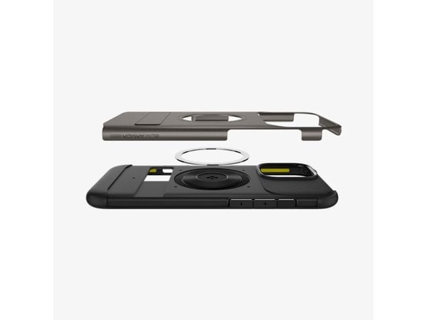 Spigen Slim Armor (MagFit), Etui, Apple, iPhone 16 Pro, 16 cm (6.3"), Grå