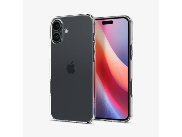 Spigen Liquid Air, Suojus, Apple, iPhone 16, 15,5 cm (6.1"), Läpinäkyvä
