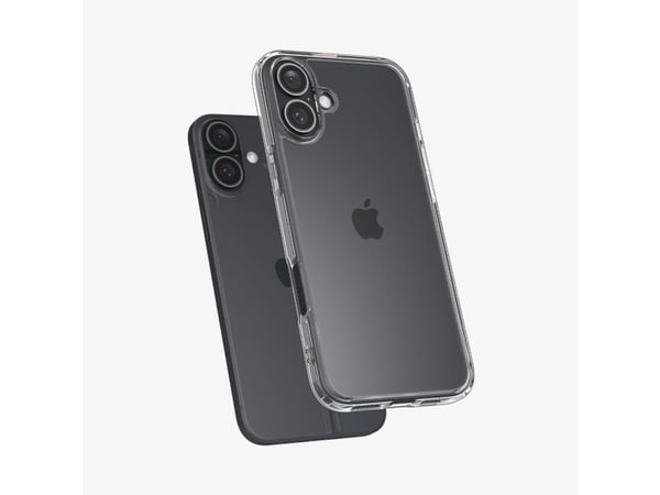 Spigen Ultra Hybrid, Suojus, Apple, iPhone 16, 15,5 cm (6.1"), Läpinäkyvä
