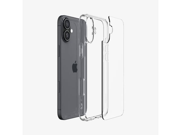 Spigen Ultra Hybrid, Suojus, Apple, iPhone 16, 15,5 cm (6.1"), Läpinäkyvä