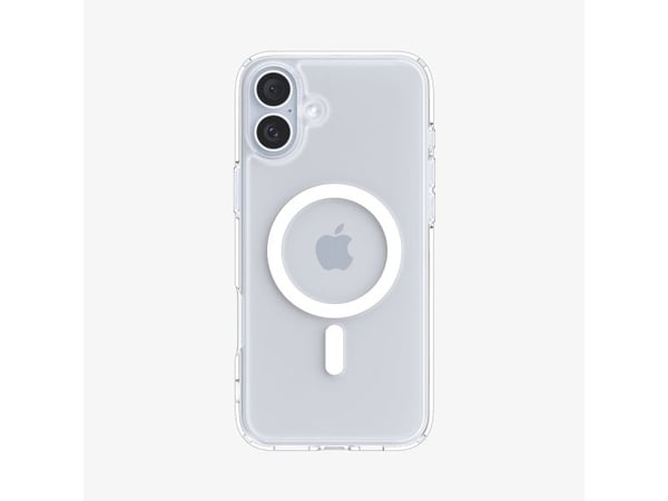 Spigen Ultra Hybrid MagFit - Baksidedeksel for mobiltelefon - MagSafe-samsvar - polykarbonat, termoplast-polyuretan (TPU) - hvit - for Apple iPhone 16
