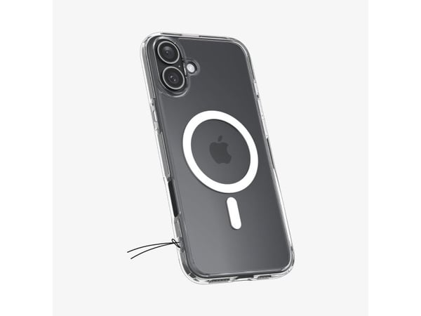 Spigen Ultra Hybrid MagFit - Baksidedeksel for mobiltelefon - MagSafe-samsvar - polykarbonat, termoplast-polyuretan (TPU) - hvit - for Apple iPhone 16