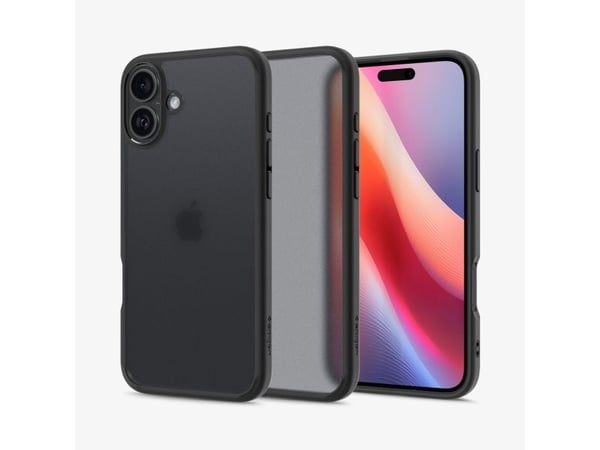 Spigen Ultra Hybrid, Suojus, Apple, iPhone 16, 15,5 cm (6.1"), musta