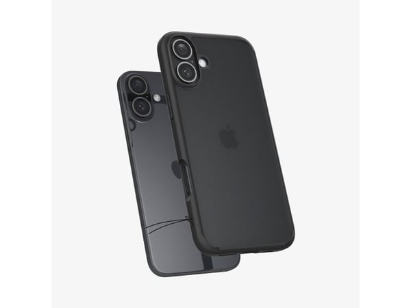 Spigen Ultra Hybrid, Suojus, Apple, iPhone 16, 15,5 cm (6.1"), musta