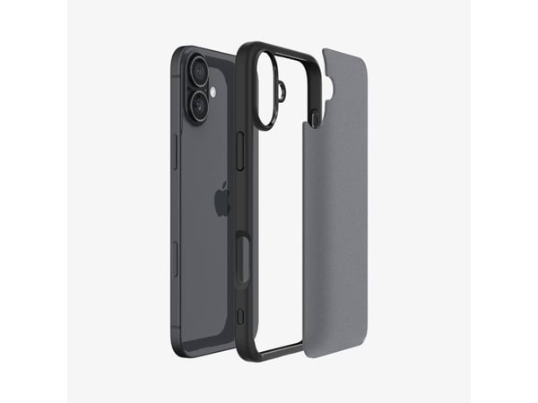 Spigen Ultra Hybrid, Suojus, Apple, iPhone 16, 15,5 cm (6.1"), musta