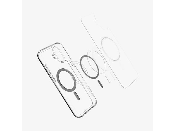 Spigen Ultra Hybrid (MagFit), Etui, Apple, iPhone 16, 15,5 cm (6.1"), Gjennomsiktig