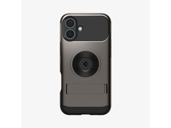 Spigen Slim Armor (MagFit), Etui, Apple, iPhone 16, 15,5 cm (6.1"), Grå