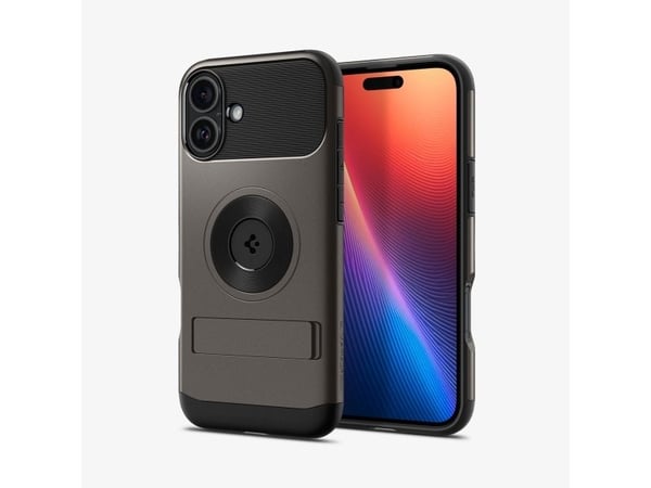 Spigen Slim Armor (MagFit), kansi, Apple, iPhone 16, 15,5 cm (6,1"), harmaa