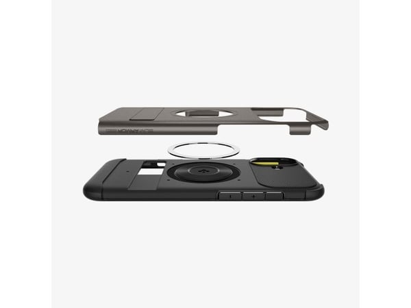 Spigen Slim Armor (MagFit), kansi, Apple, iPhone 16, 15,5 cm (6,1"), harmaa