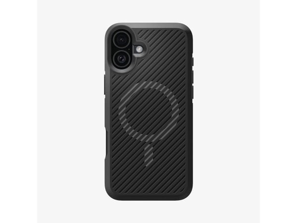 Spigen Core Armor (MagFit), Suojus, Apple, iPhone 16, 15,5 cm (6.1"), musta