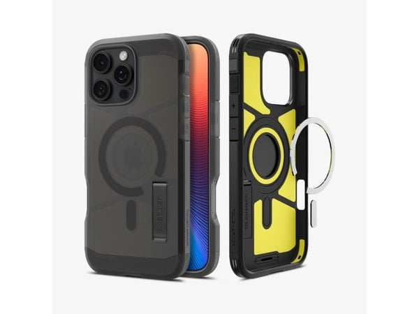 Spigen Tough Armor AI (MagFit), Suojus, Apple, iPhone 16 Pro Max, 17,5 cm (6.9"), musta