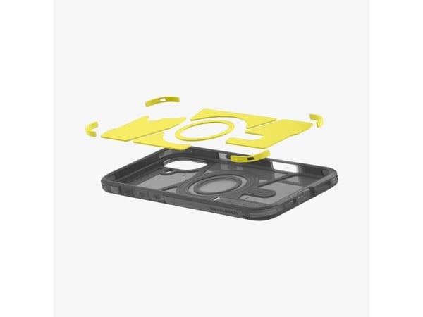 Spigen Tough Armor AI (MagFit), Etui, Apple, iPhone 16, 15,5 cm (6.1"), Svart