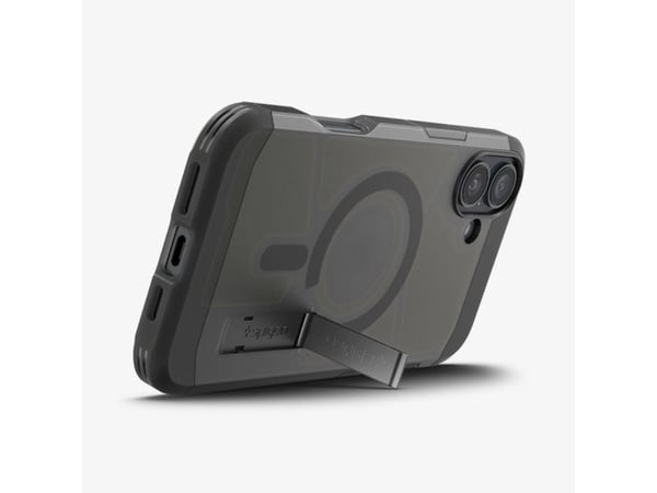 Spigen Tough Armor AI (MagFit), Etui, Apple, iPhone 16, 15,5 cm (6.1"), Svart
