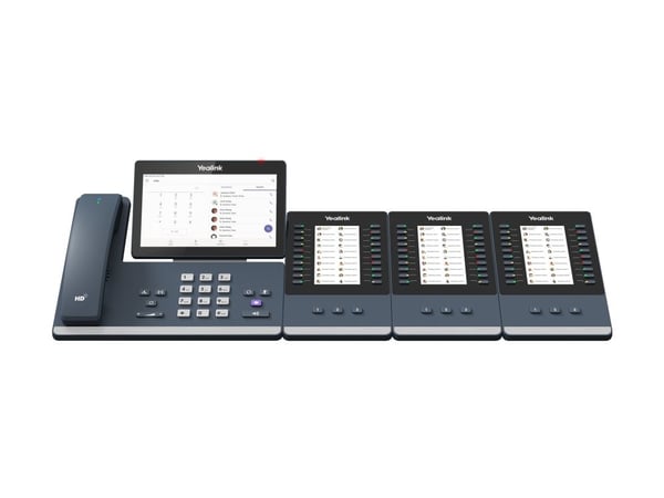 Yealink MP58-WH E2 - VoIP-telefon - med Bluetooth-grensesnitt med anrops-ID/samtale venter - SIP - klassisk grå
