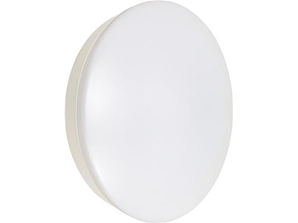 NORDTRONIC ECOtech Plafond, 12W, 3000/4000/5000K CCT-Switch, Ø250, mat hvid, dæmpbar