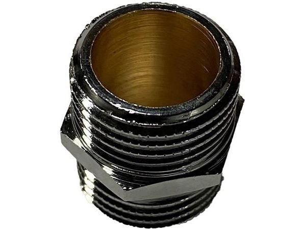 Neerskov brystnippel 1/2'' krom