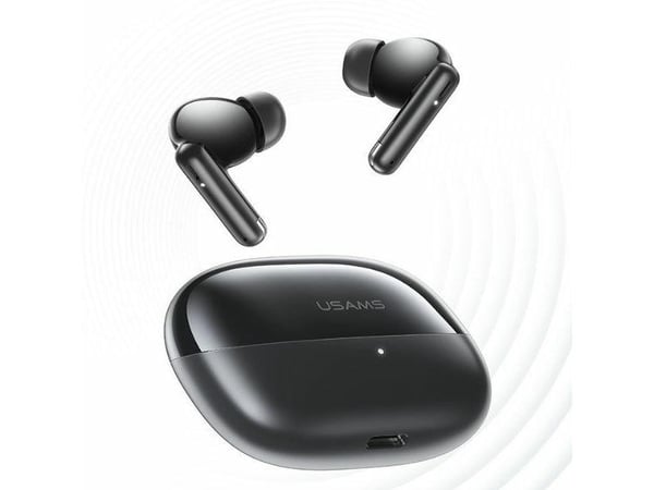 USAMS Bluetooth 5.3 trådløse in-ear-hodetelefoner IF27 (svart)