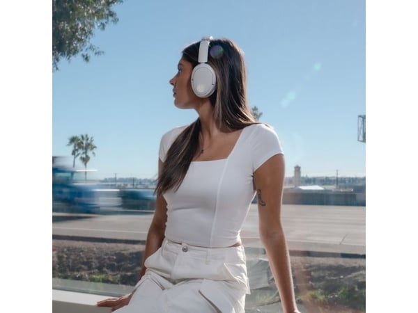 JLab Lux ANC, Trådløs, Musikk, 235 g, Hodesett, Hvit