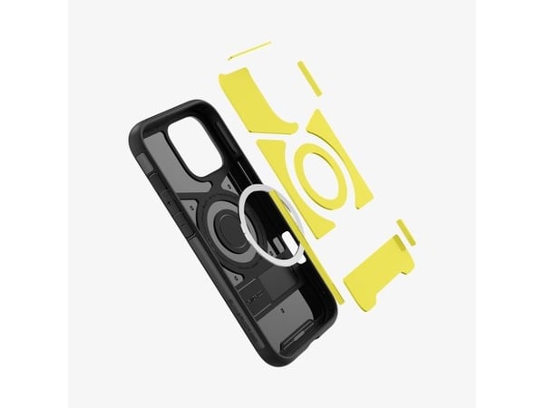 Spigen Slim Armor (MagFit), Suojus, Apple, iPhone 16 Pro, 16 cm (6.3"), musta