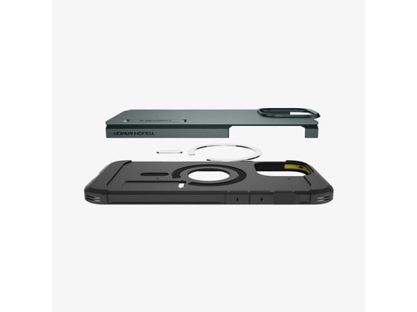 Spigen Tough Armor AI (MagFit), Etui, Apple, iPhone 16 Pro, 16 cm (6.3"), Grønn