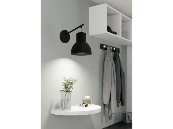 EGLO CAPOLIVERI-E VÆG L120 H140 E27 SORT