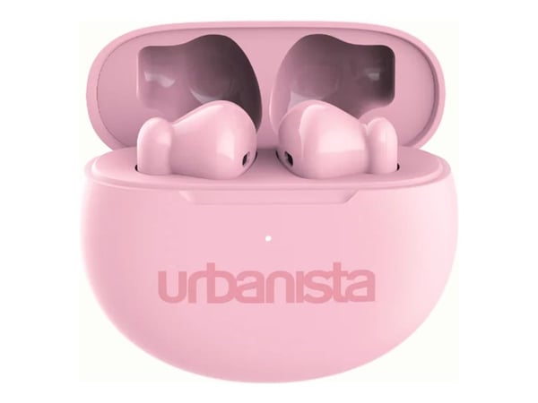 Urbanista Austin - Aidot langattomat kuulokkeet mikrofonilla. - korvassa - Bluetooth - kukkiva vaaleanpunainen