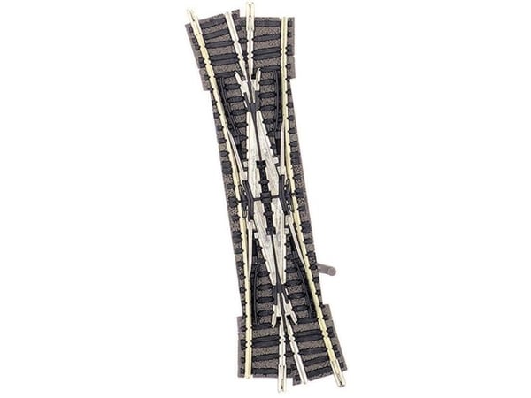 Fleischmann Piccolo 9184 N (med ballast) dobbelt kryssende sporveksel, venstre 111 mm 15° 430 mm (N-spor)
