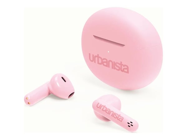 Urbanista Austin - Aidot langattomat kuulokkeet mikrofonilla. - korvassa - Bluetooth - kukkiva vaaleanpunainen