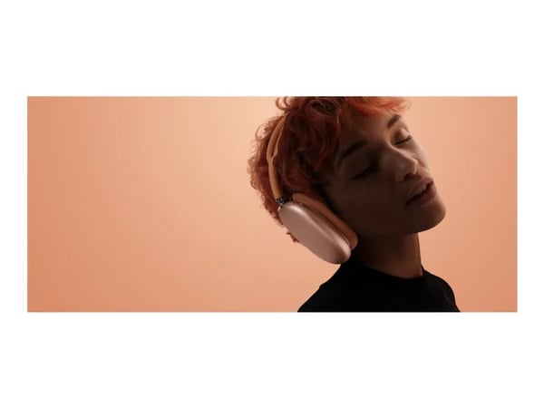 Apple AirPods Max - Hodetelefoner med mikrofon - full størrelse - Bluetooth - trådløs - aktiv støydemping - oransje