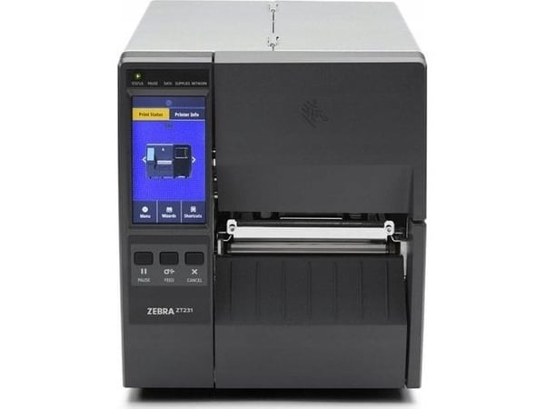 Zebra ZT231 - Etikettskriver - termotransfer - Rull (11,4 cm) - 203 dpi - inntil 305 mm/sek - USB, seriell, Bluetooth, LAN