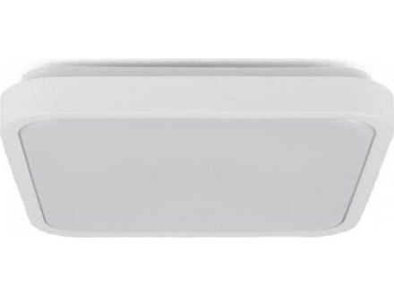 V-TAC taklampe 48W LED kvadrat 42x42cm innfelt/utenpå IP44 hvit VT-8630 4000K 5160lm
