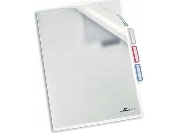Durable 231619, Vanlig mapp, Transparent, 1 styck