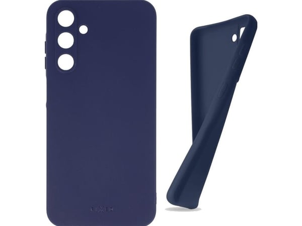 Fixed Story - Baksidedeksel for mobiltelefon - bløt gummi - blå - for Samsung Galaxy A25