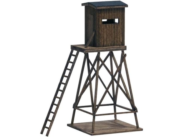 Busch BUSCH JAEGER 1496 H0 ampumatorni aidosta puusta Rakennussarja