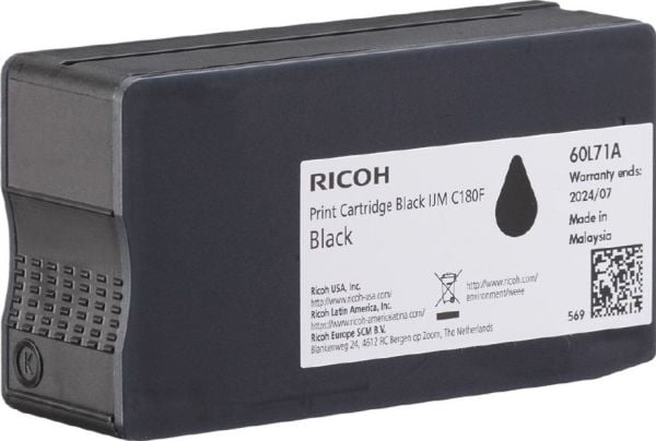 Ricoh 408517, 2000 sivua, musta, 1 kpl