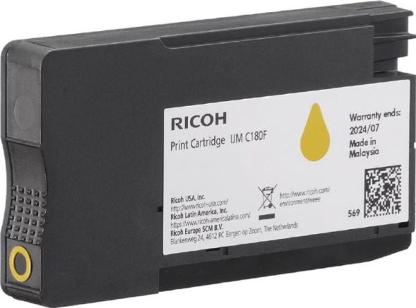 Ricoh - Gul - original - tonerkassett