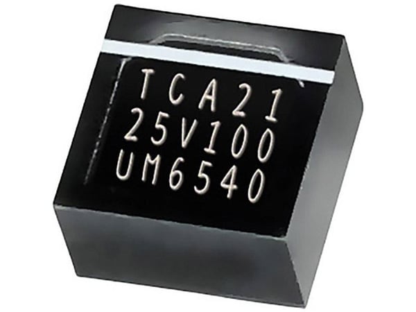 TRU COMPONENTS elektrolyttkondensator SMD 0604 100 µF 25 V 20 % 6.5 x 6.5 x 4.0 mm 1 stk