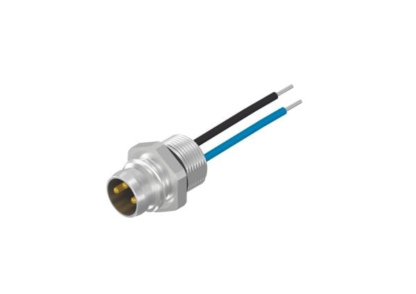 Conec 42-01032, M8x1, nikkeli, urosliitin, kupari, kupari, IP67