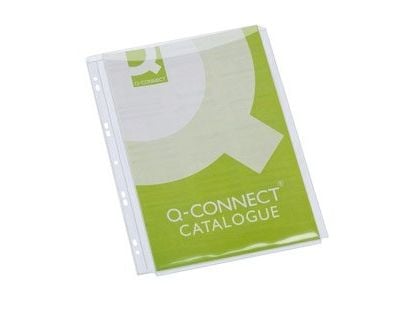 Q-CONNECT Kangaroo Pockets, 210 x 297 mm (A4), Gjennomsiktig, Polyvinylklorid (PVC), 1 cm, Tyskland