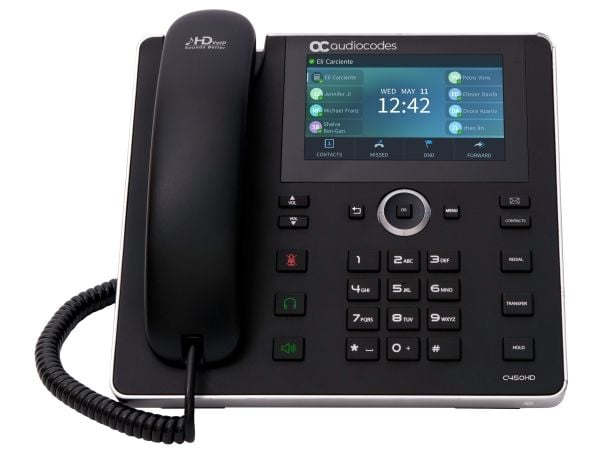 AudioCodes C450HD - VoIP-telefon - 3-veis ringefunksjon