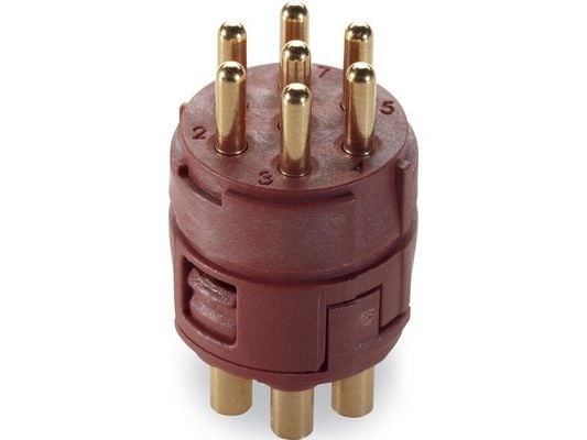 Lapp EPIC SIGNAL M23, suora, uros-/naarasliitin, 150 V, 18 A, ruskea, metallia