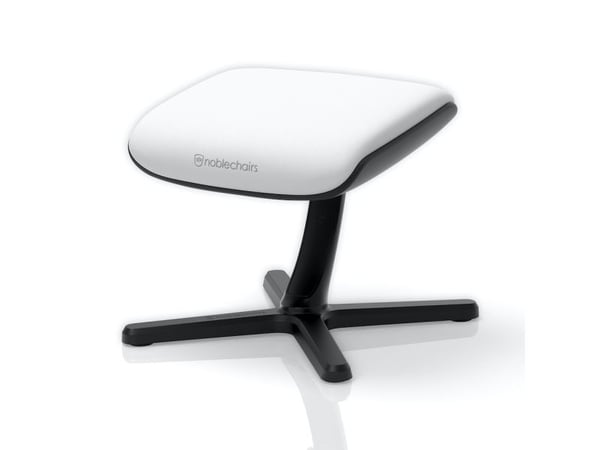 noblechairs NBL-FR-PU-WED, Hvit, Aluminium, Stoff, Skum, Plast, 0 - 45°, 490 mm, 400 mm, 450 mm
