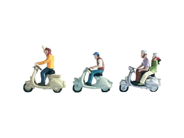 NOCH Scooter Drivers, HO (1:87), Multifärg