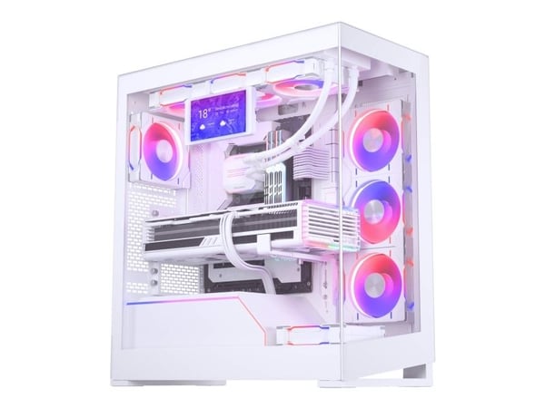 Phanteks PH-HRLCD - LCD-skjerm - 5.5" - monterbar / stasjonær - 2160 x 1440 QHD @ 60 Hz - IPS - 450 cd/m² - HDMI - hvit