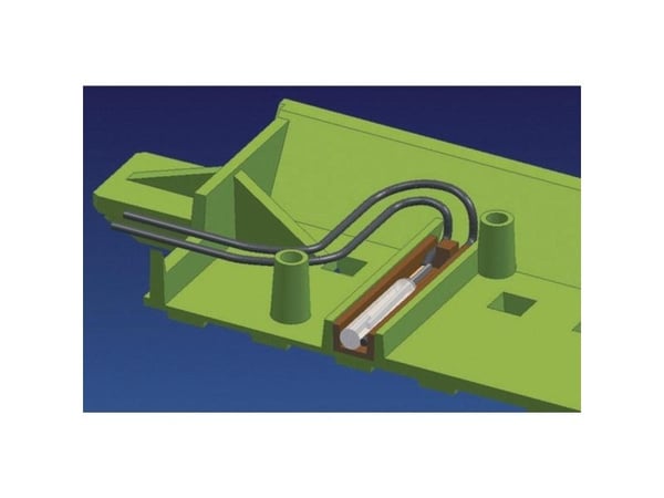 61193 H0 Roco geoLINE (med ballast) reed-bryter