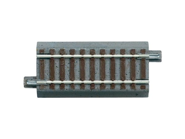 H0 Roco geoLINE (med ballast) 61112 rett spor 76,5 mm 6 stk