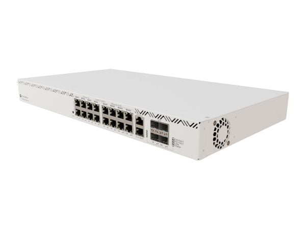 MikroTik CRS320-8P-8B-4S+RM - Switch - smart - 17 x 10/100/1000 (PoE++) + 4 x combo 2,5/10 Gigabit SFP+ - stasjonær, rackmonterbar - PoE++ (963 W)