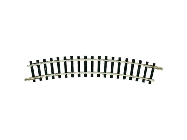 Fleischmann skinne 22233 N (uten ballast) bøyd spor 24° 228,2 mm