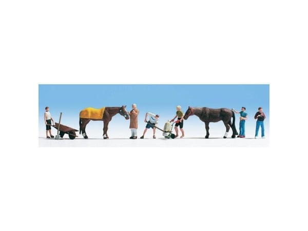 NOCH Stable Work, HO (1:87), Multifärg