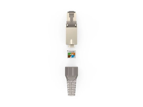 Hama 00200793, RJ45, harmaa, Cat6a, 5 kpl